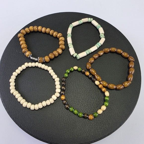 5 Pcs Set Bracelets - Picture 2 of 7